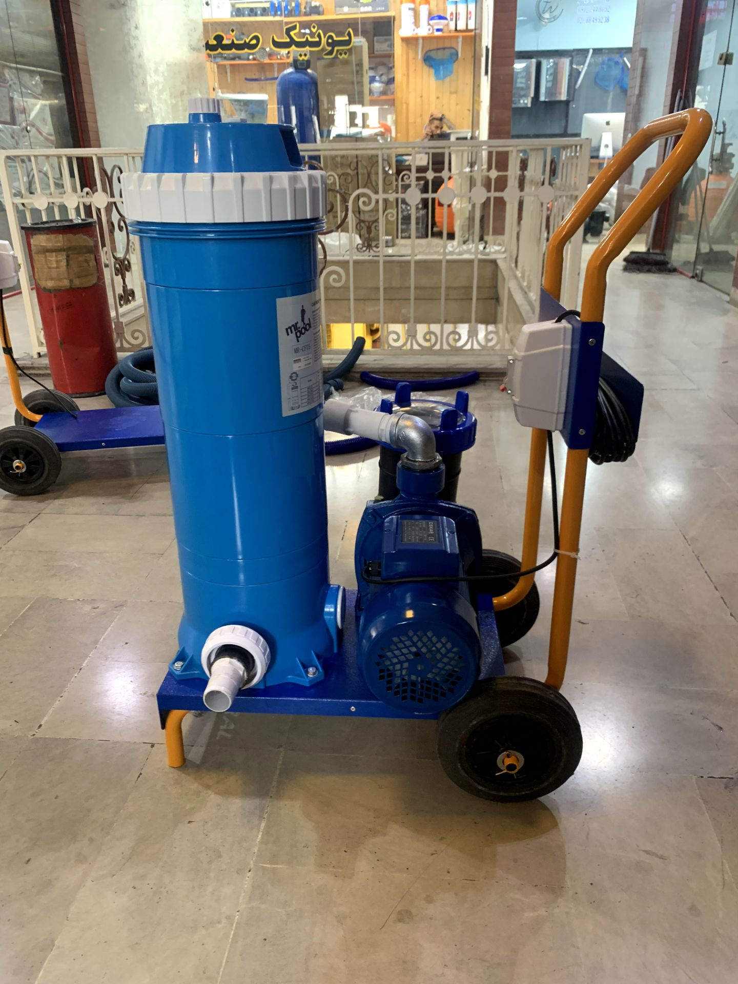 جارو استخری با فیلتر کارتریجی  درجه 2